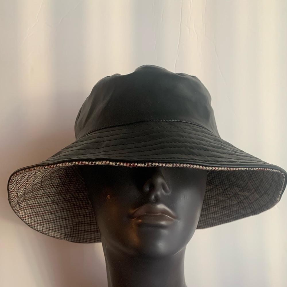 Faux Leather Bucket Hat